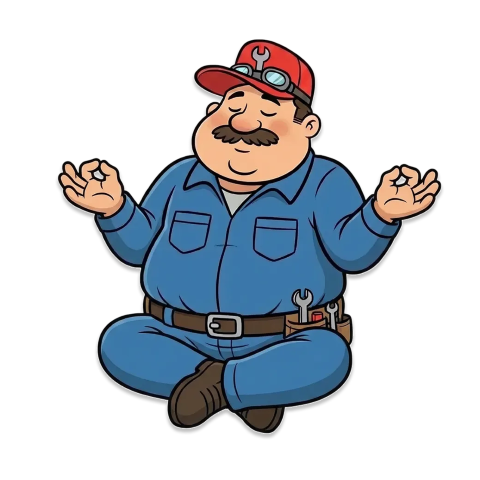 Hank in a calm pose representing multiple homes management feature